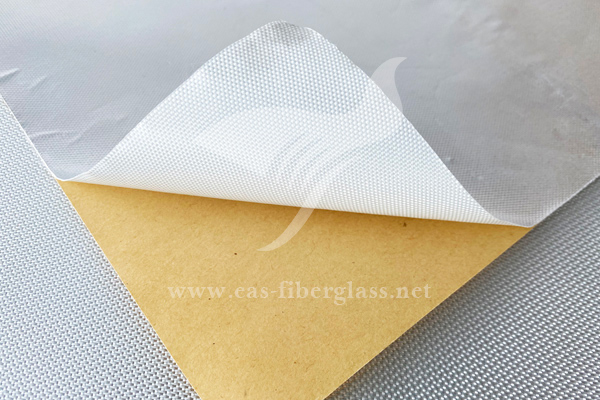 Aluminum Foil Fiberglass Cloth With Adhesive Backed