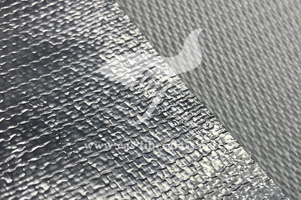 The use of aluminum foil fiber cloth