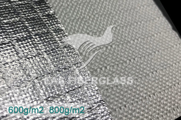 Square Weave Heat Reflective Glass Fabric